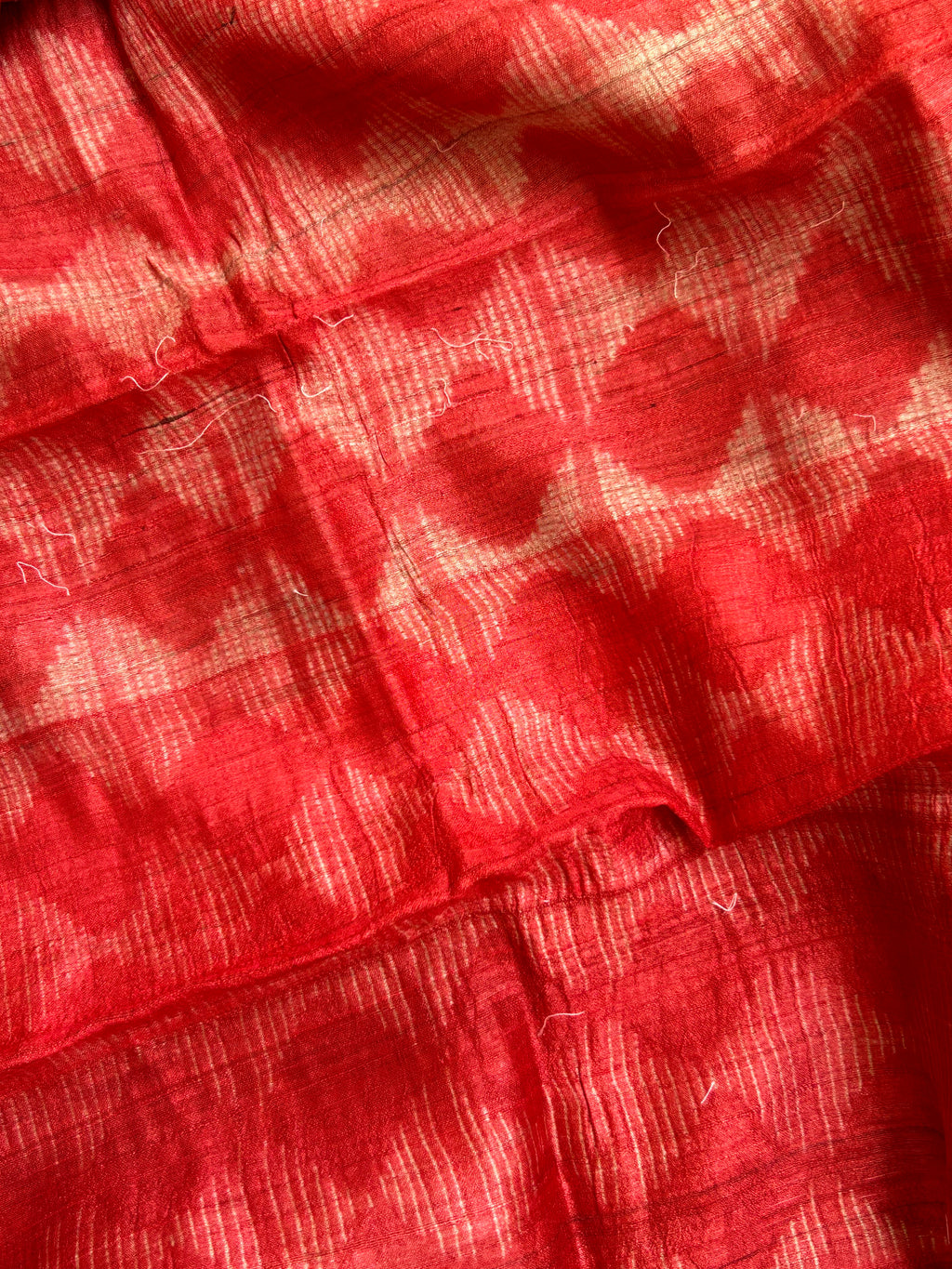 Handwoven & Handmade Tussar Shibori Kurta Dupatta Set