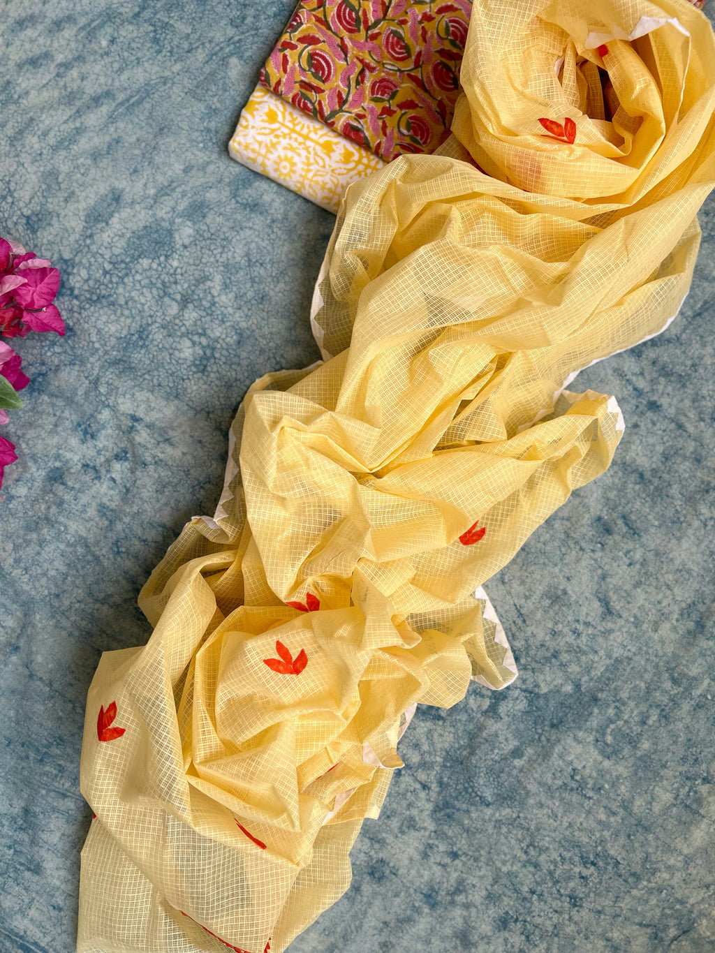 Handblock Handdone Applique Cotton Kota Suit