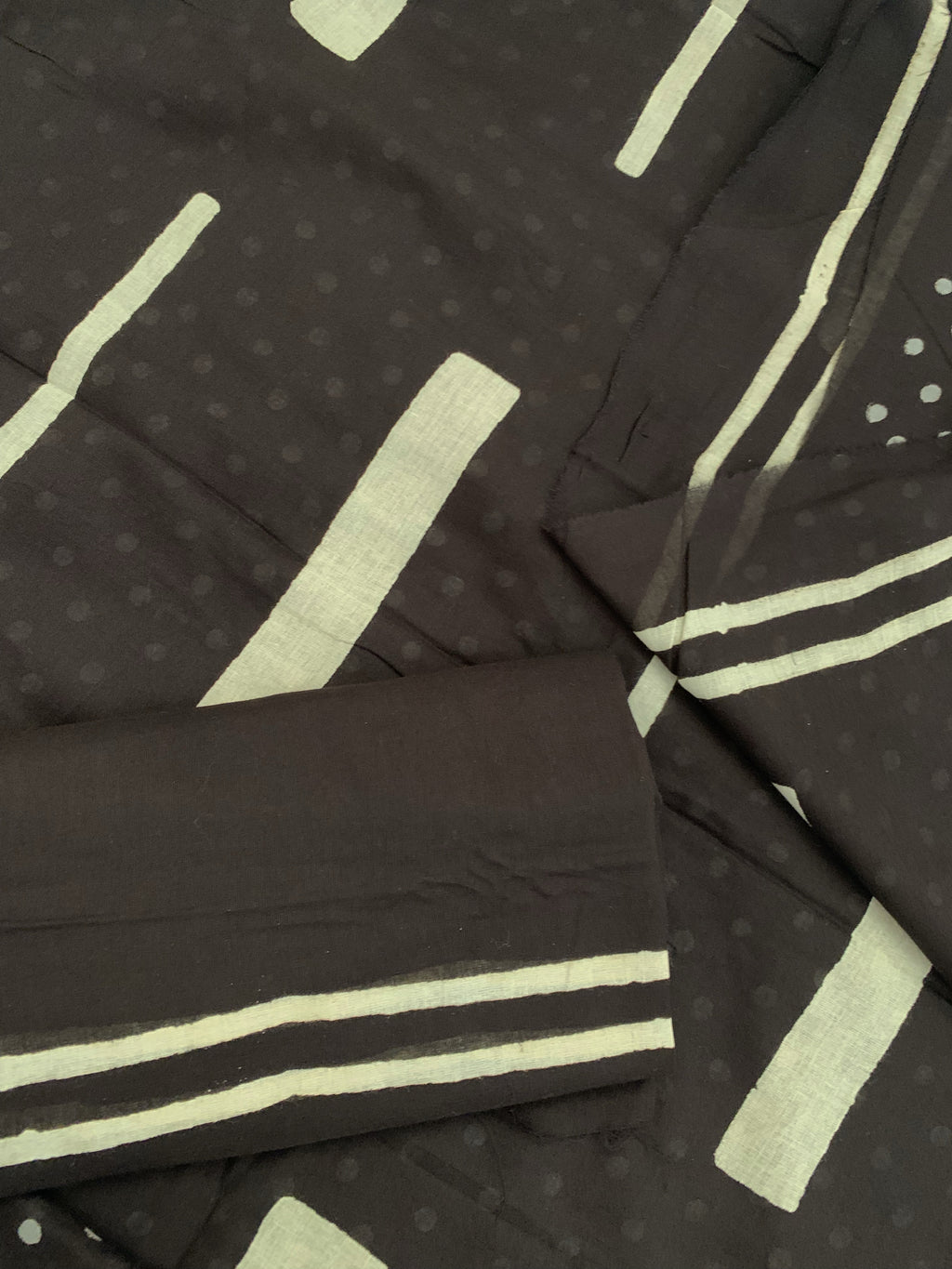 Handblock Printed Mul Cotton Saree