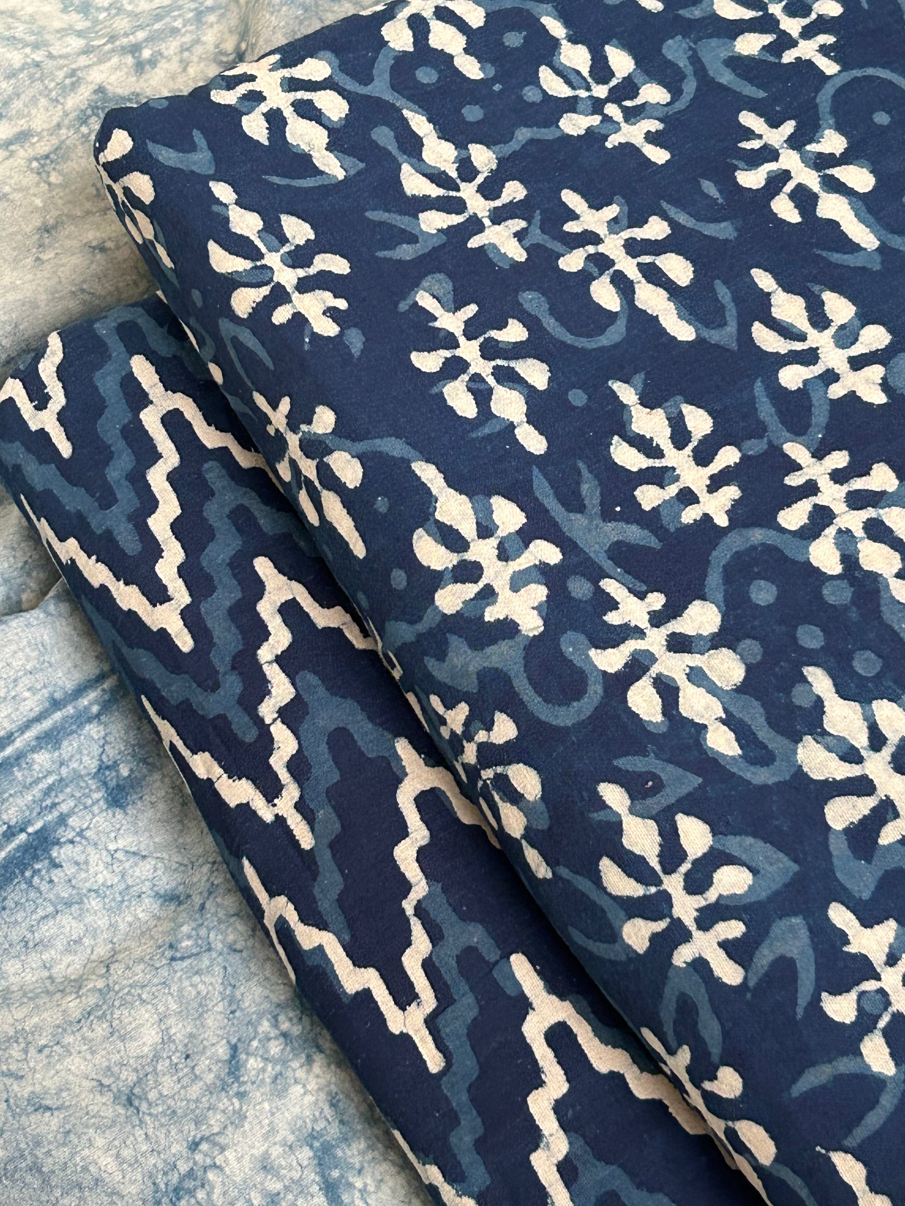 Neel - Daboo Handblock Cotton Kurta Bottom Set