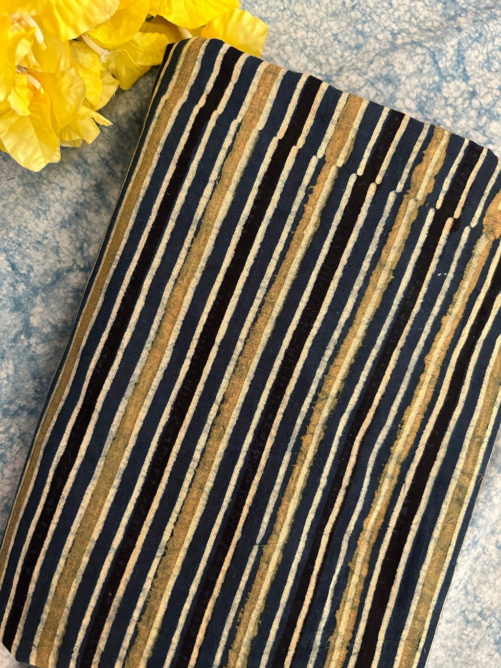 Handcrafted Cotton Fabric 2.5m - Indigo