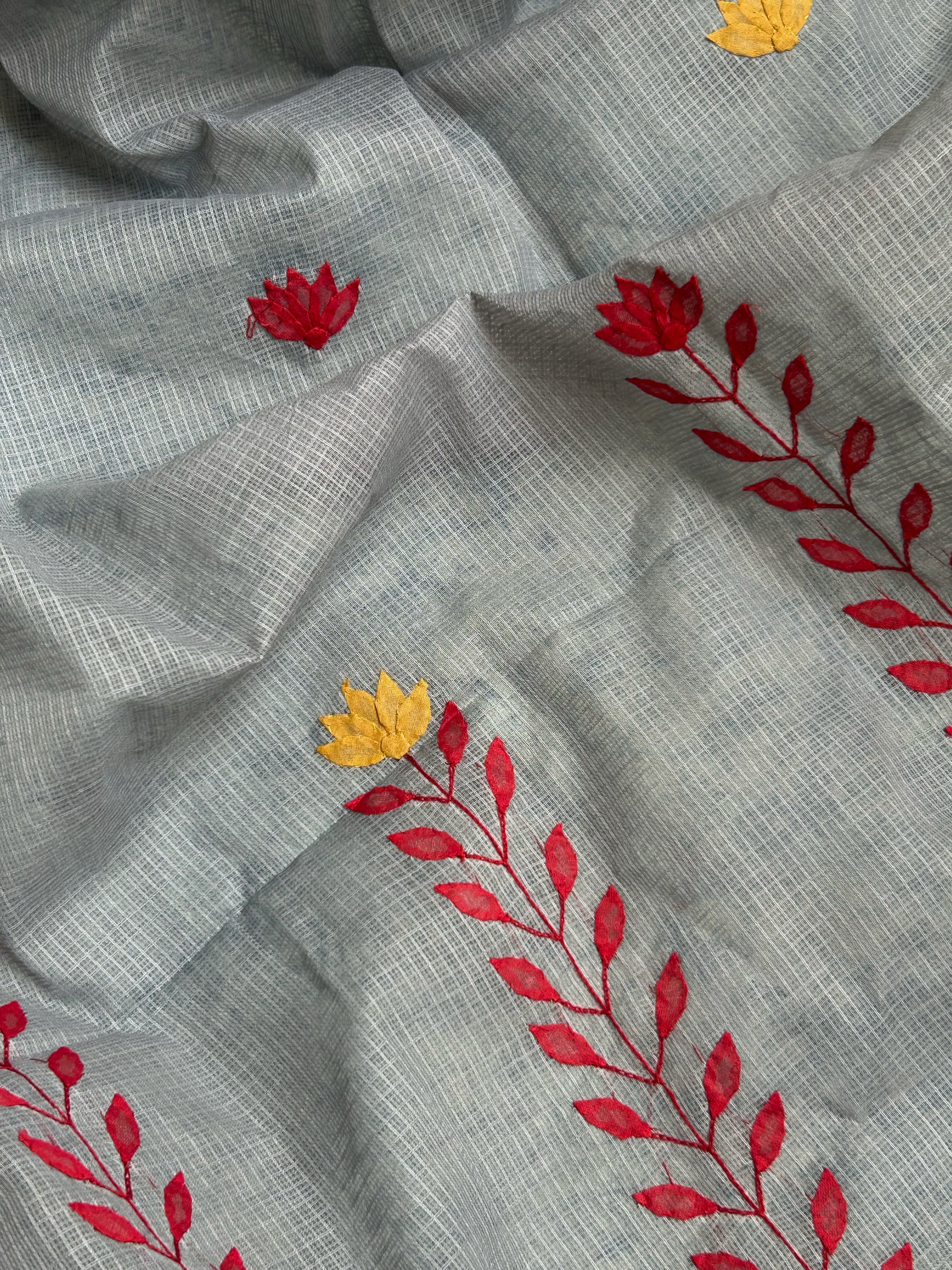Handblock Handdone Applique Cotton Kota Suit