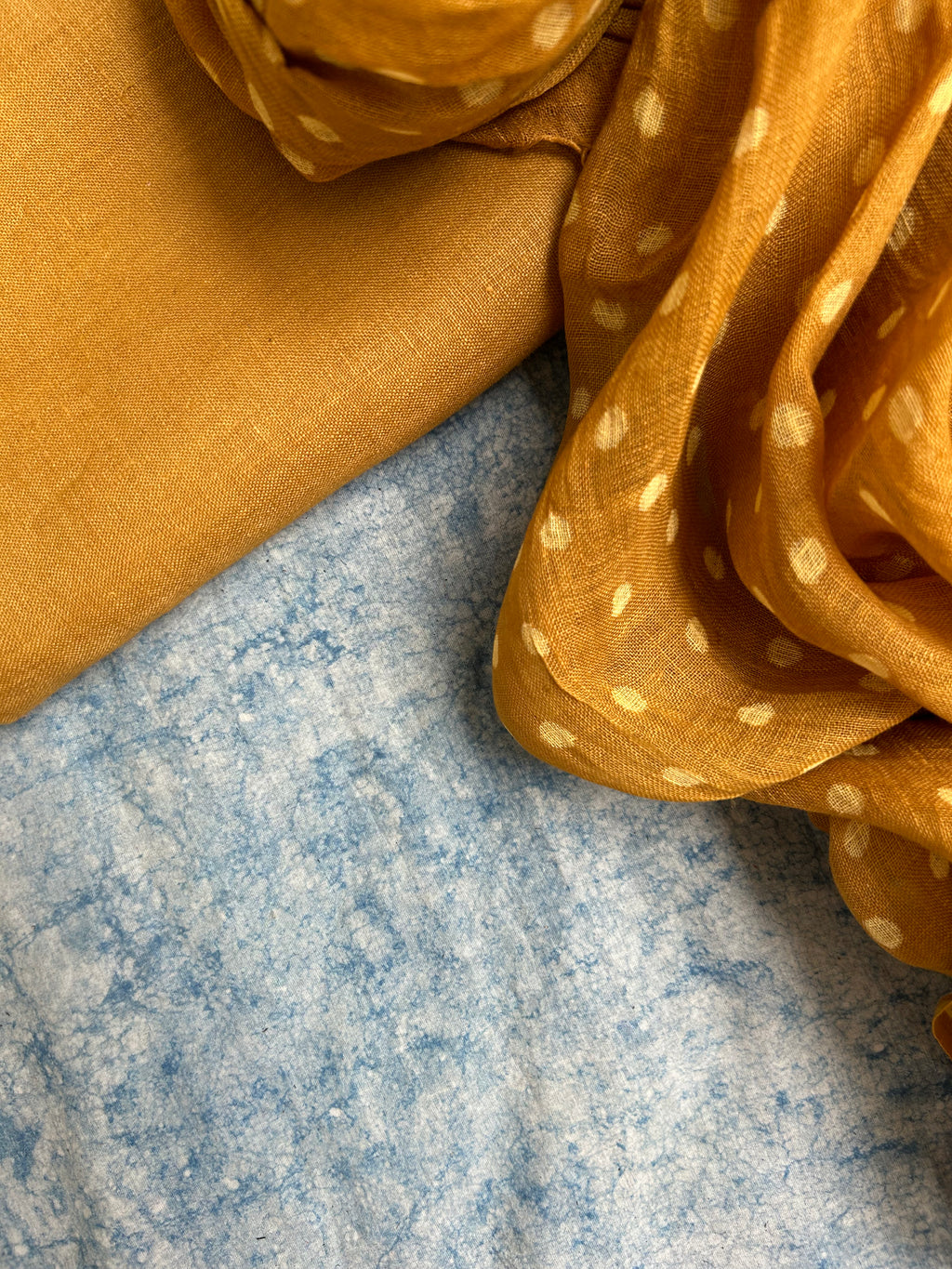 Handcrafted Linen Kurta Dupatta Set