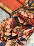 Handwoven Handcrafted Kalamkari Kurta Dupatta Set