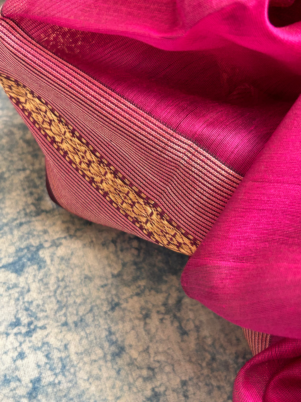 Handwoven Maheshwari Kurta Dupatta Set