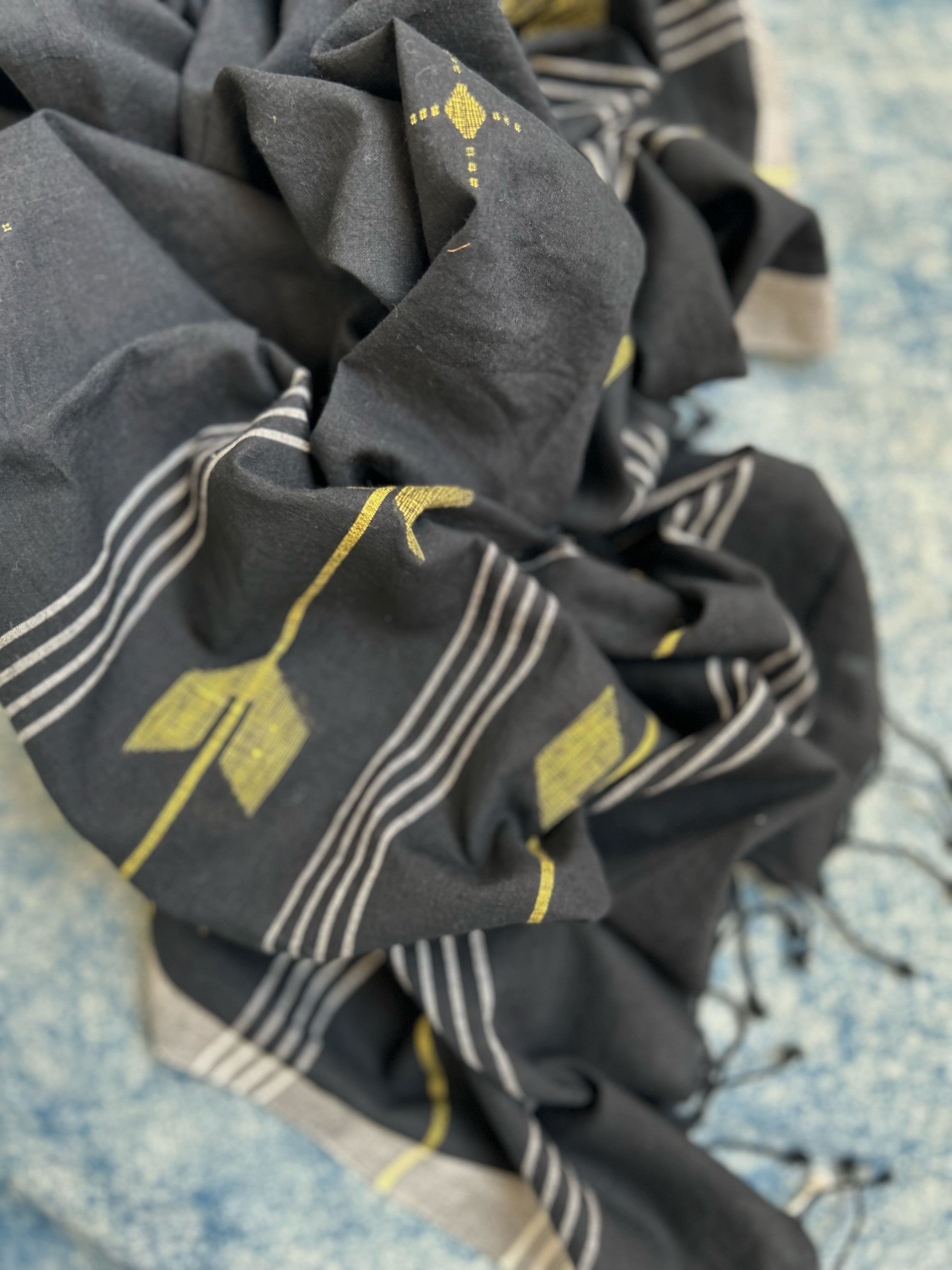 Sitaara - Handwoven Bengal Jamdani Kurta Dupatta set