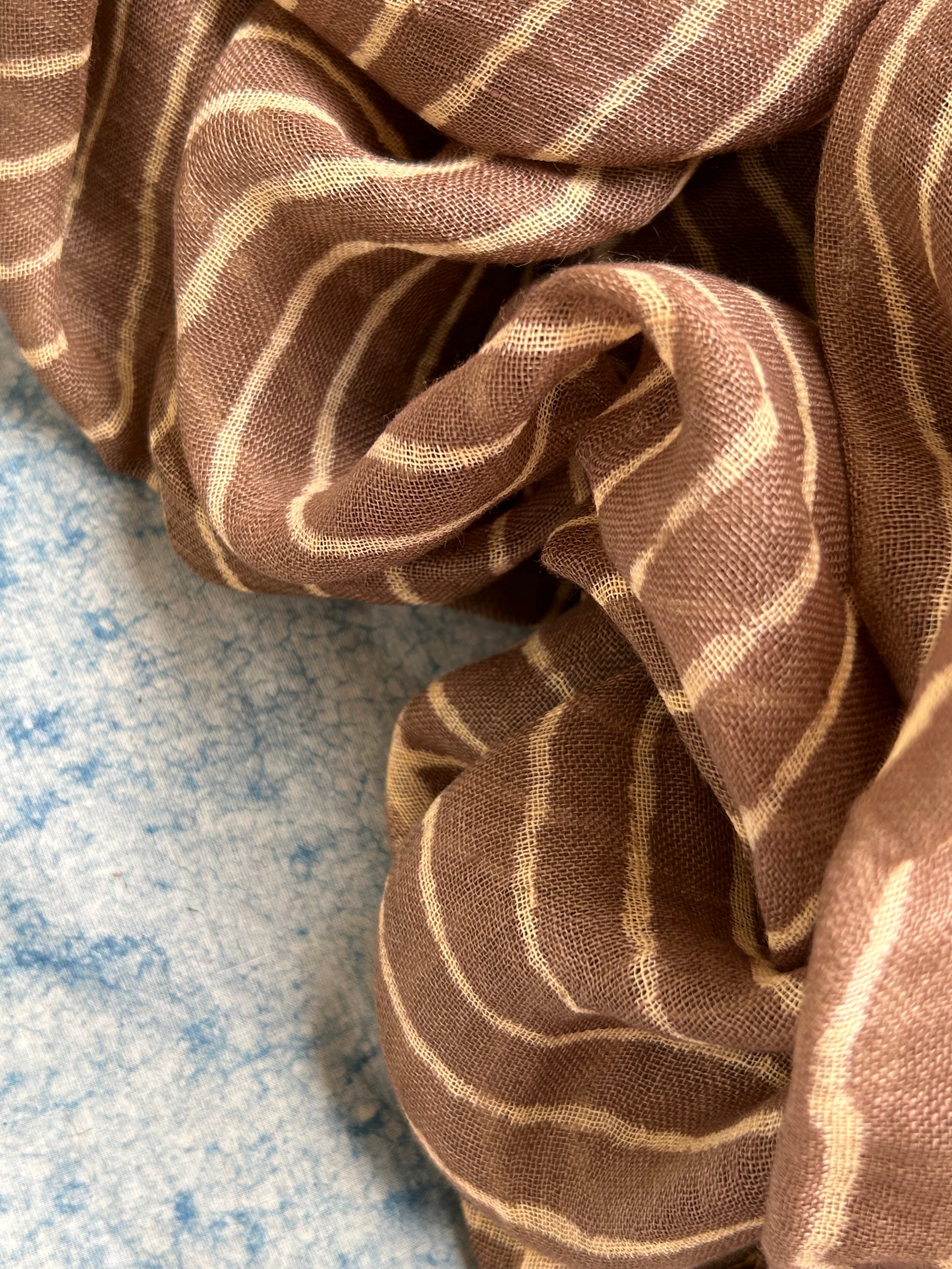 Handcrafted Linen Kurta Dupatta Set