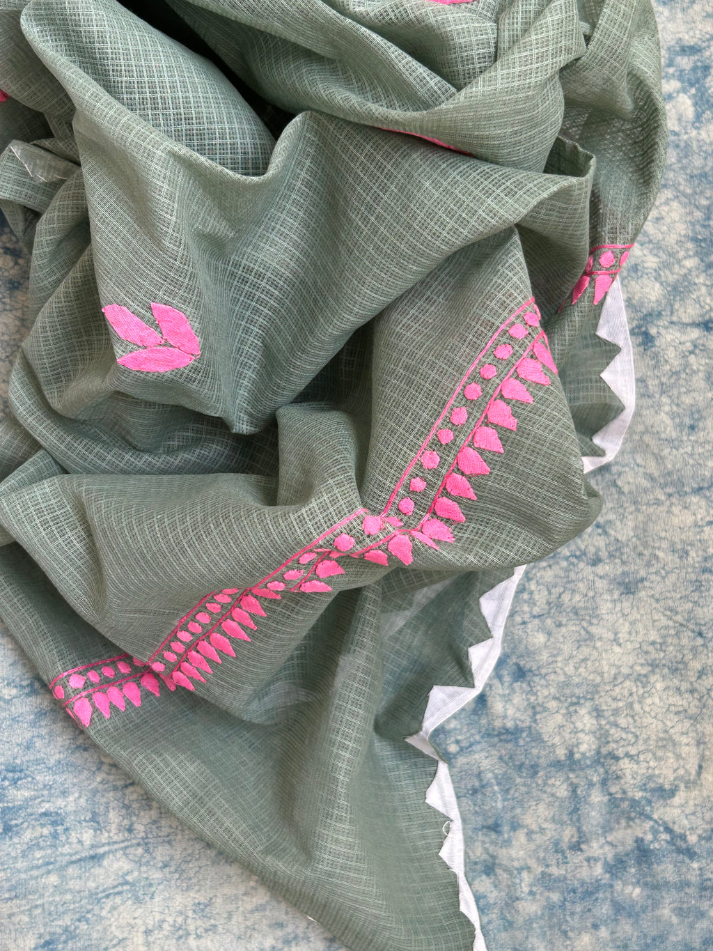 Handblock Handdone Applique Cotton Kota Suit