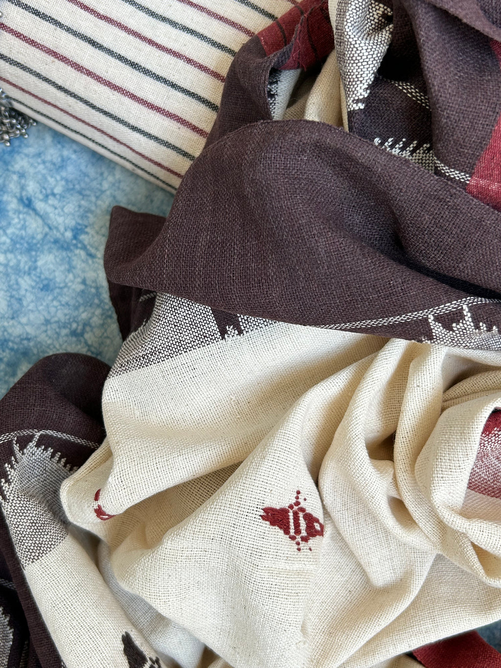 Handspun Handwoven Kotpad Kurta Dupatta Set