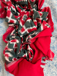 Handwoven Double Ikat Kurta Telia Dupatta Set