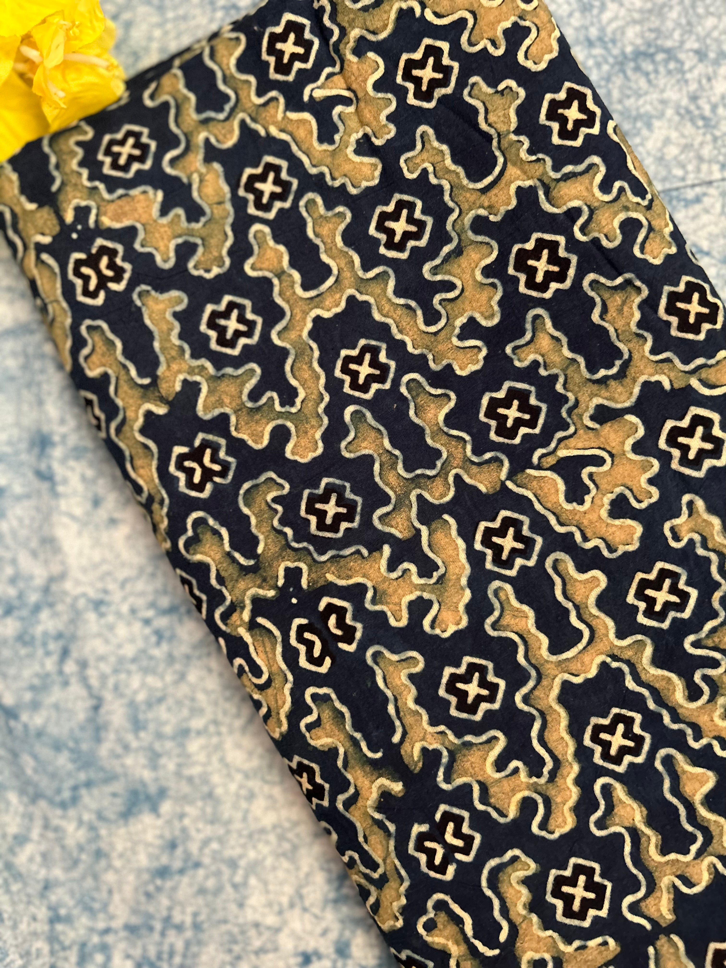 Handcrafted Cotton Fabric 2.5m - Indigo
