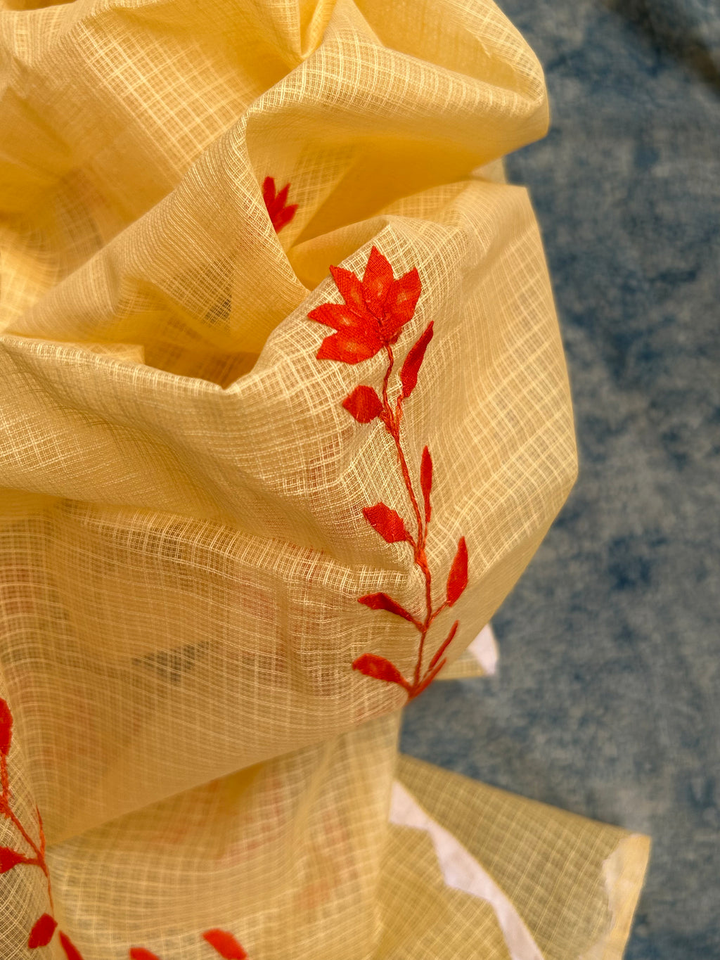 Handblock Handdone Applique Cotton Kota Suit