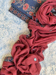 Natural Dyes Handcrafted Ajrakh Kota Suit