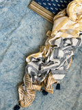 Handblock Printed Cotton Mul Cotton Dupatta Suit