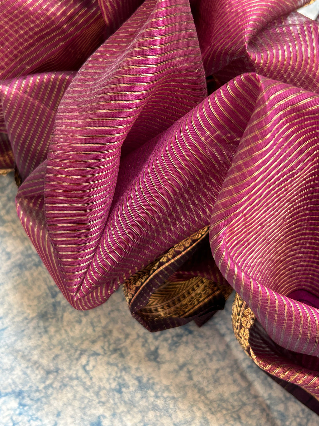 Handwoven Maheshwari Kurta Dupatta Set