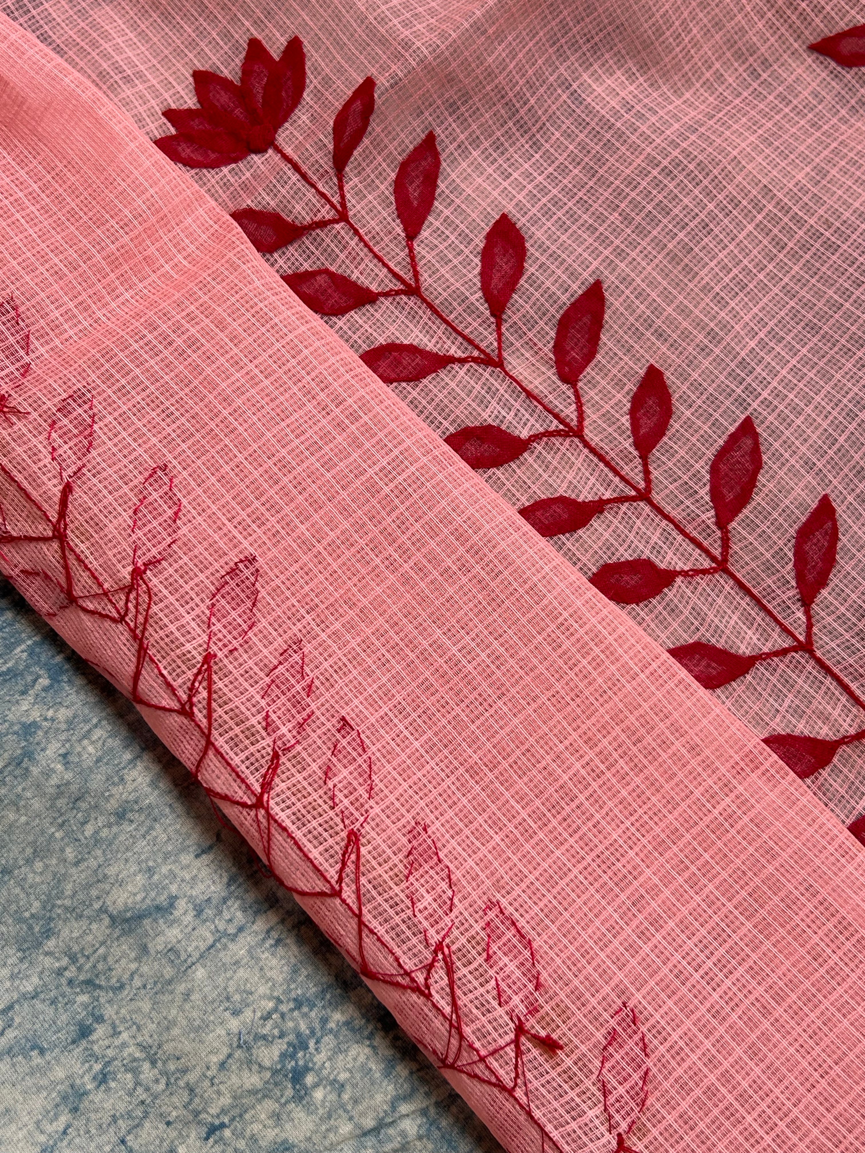 Handblock Handdone Applique Cotton Kota Suit