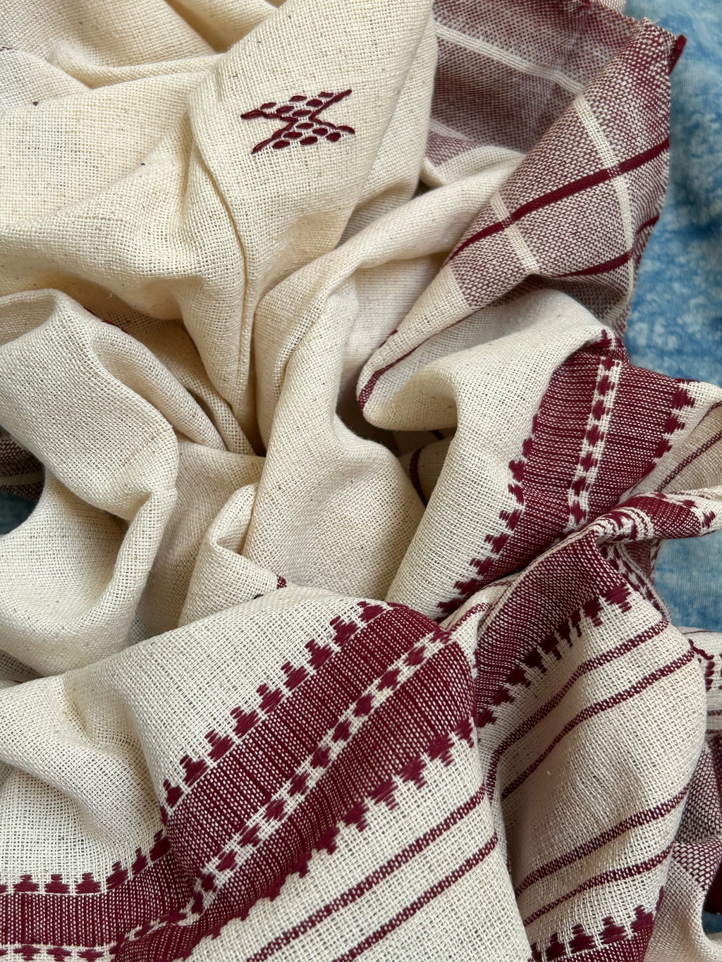 Handspun Handwoven Kotpad Kurta Dupatta Set