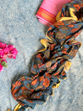 Handwoven Handcrafted Kalamkari Kurta Dupatta Set