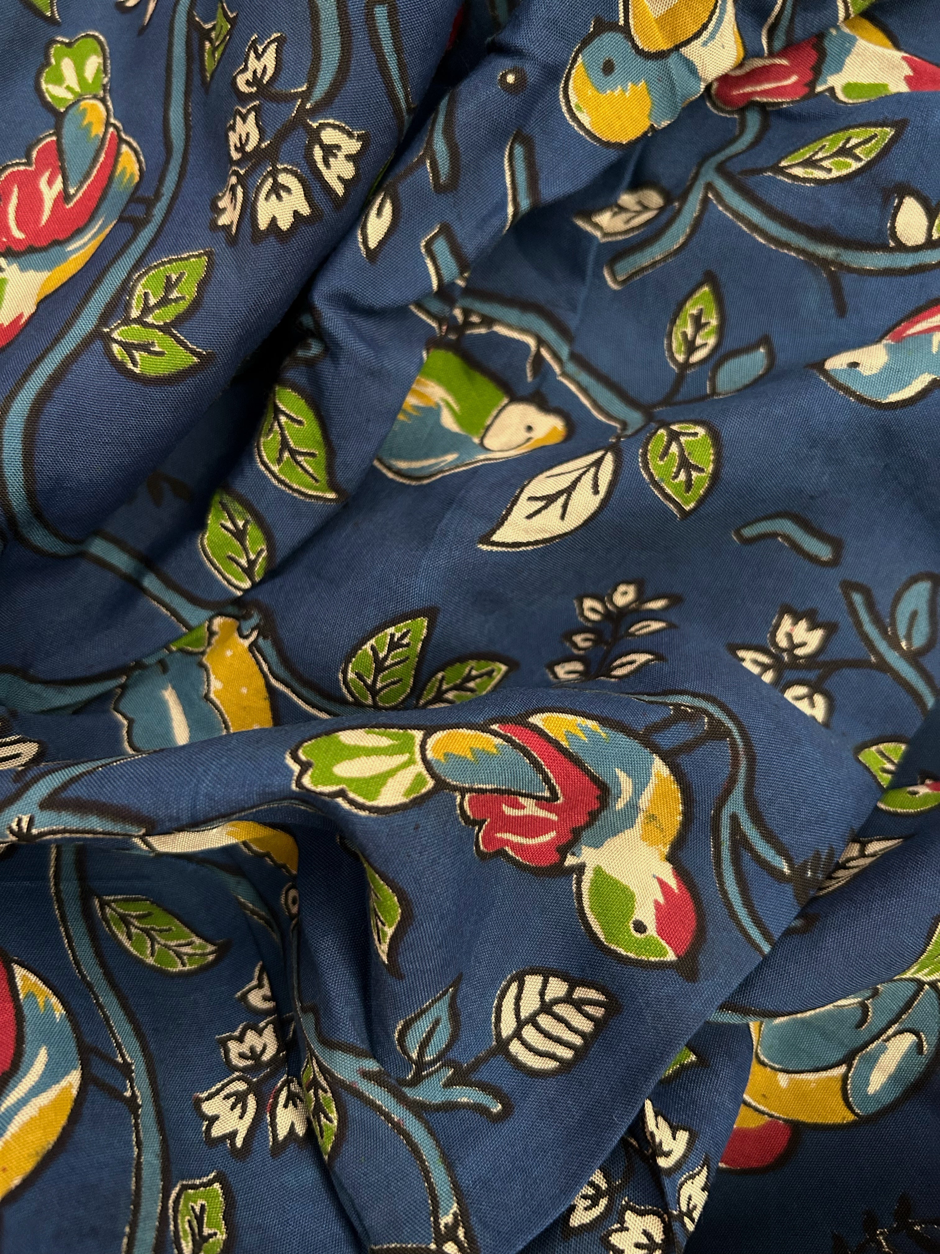 Handcrafted Cotton Fabric 2.5m - Indigo