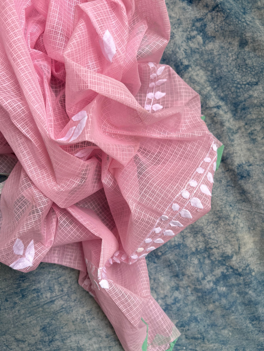 Handblock Handdone Applique Cotton Kota Suit