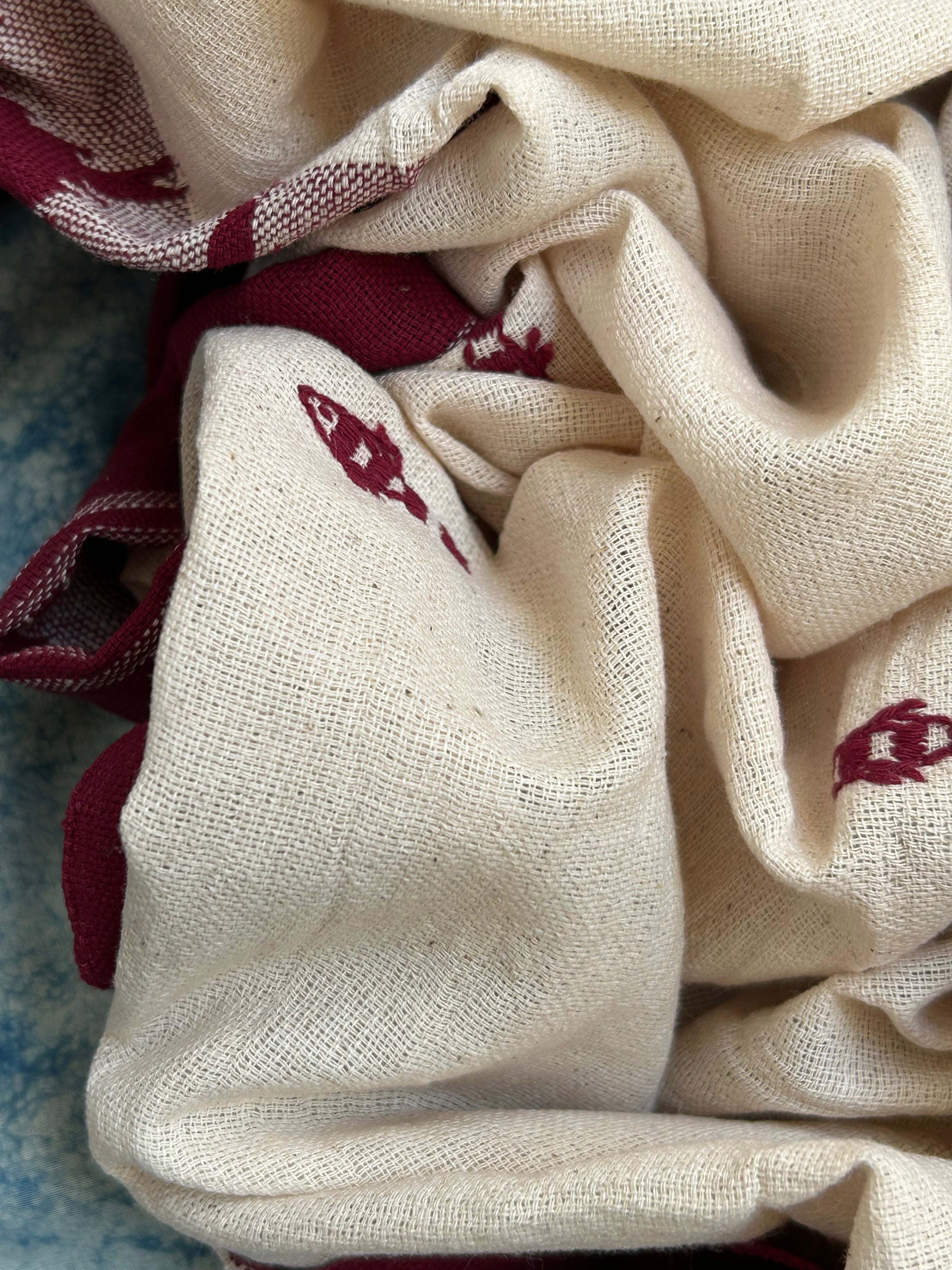 Handspun Handwoven Kotpad Kurta Dupatta Set