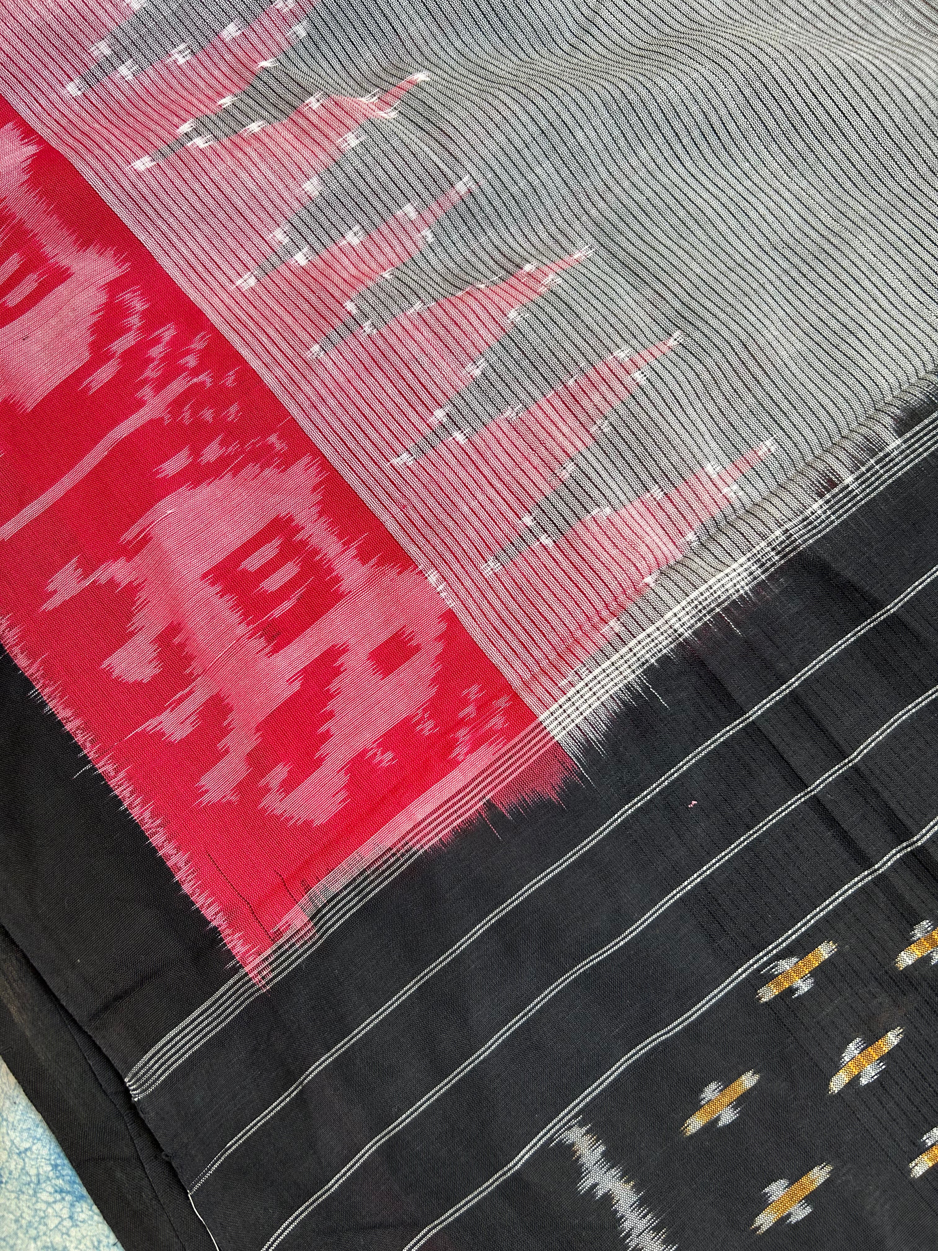 Ikat Weaving Kurta Dupatta Set