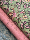 Handblock Cotton Kurta Bottom Set
