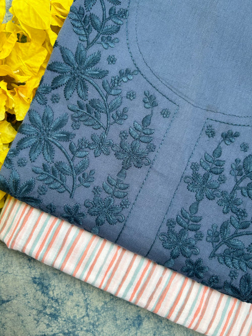 Hand Machine Embroidered Kurta Bottom