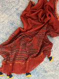 Handblock Ajrakh Kota Dupatta