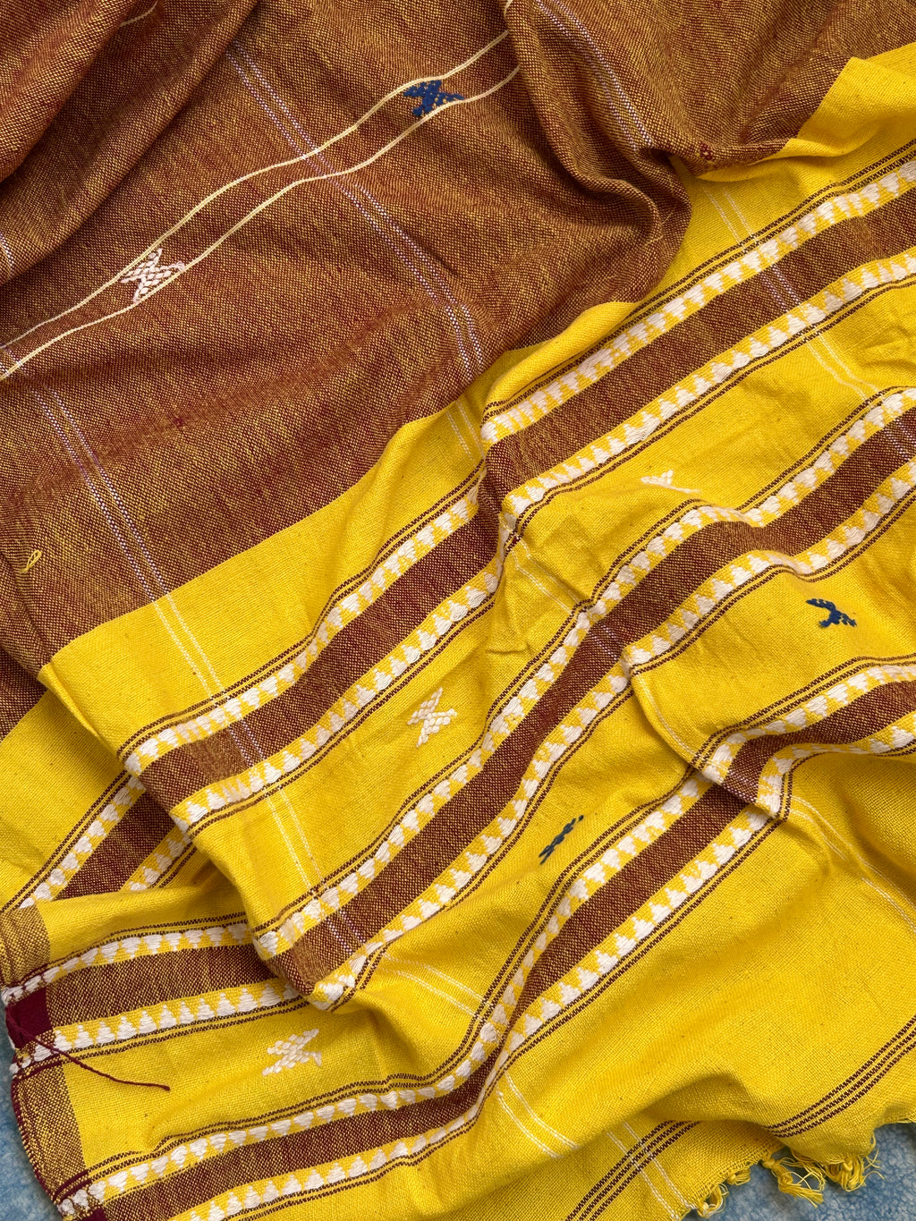 Handspun Handwoven Kotpad Kurta Dupatta Set