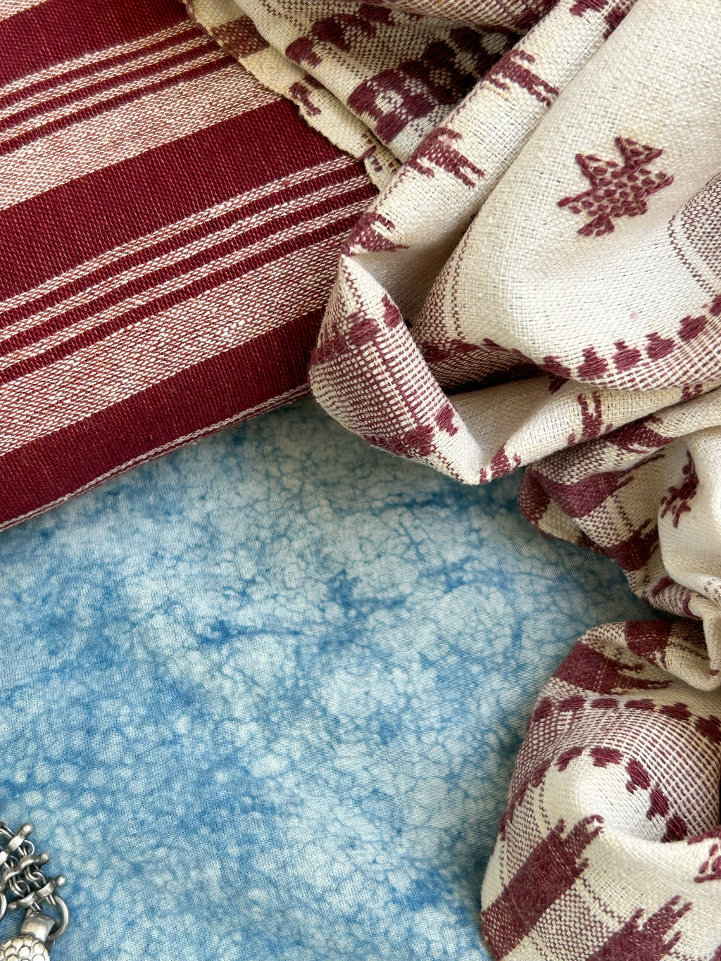 Handspun Handwoven Kotpad Kurta Stole Set