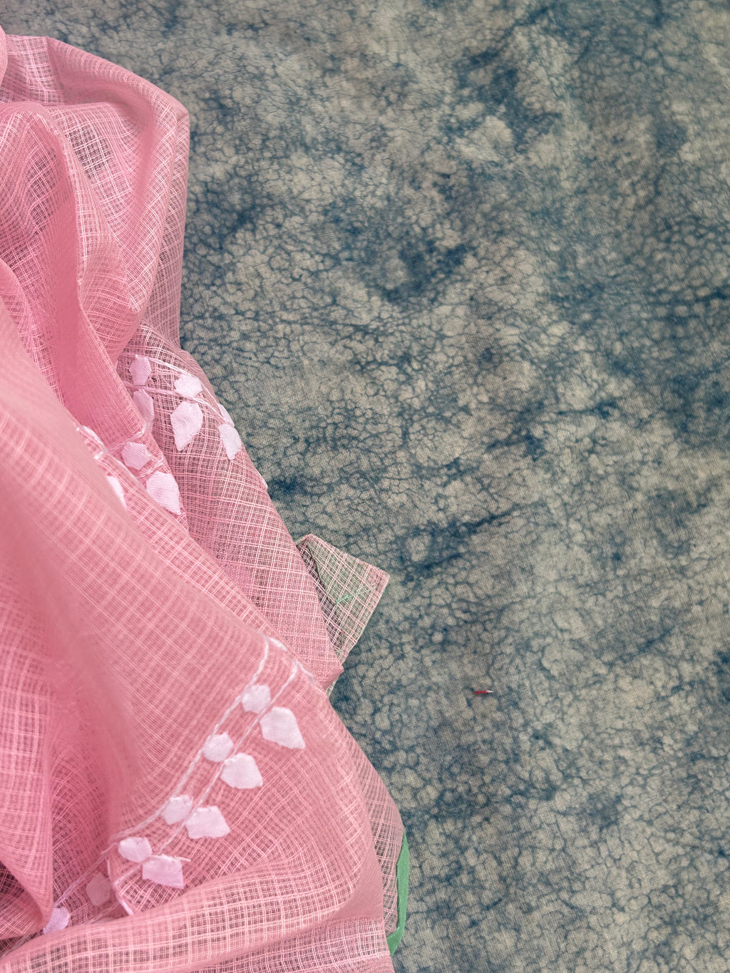 Handblock Handdone Applique Cotton Kota Suit