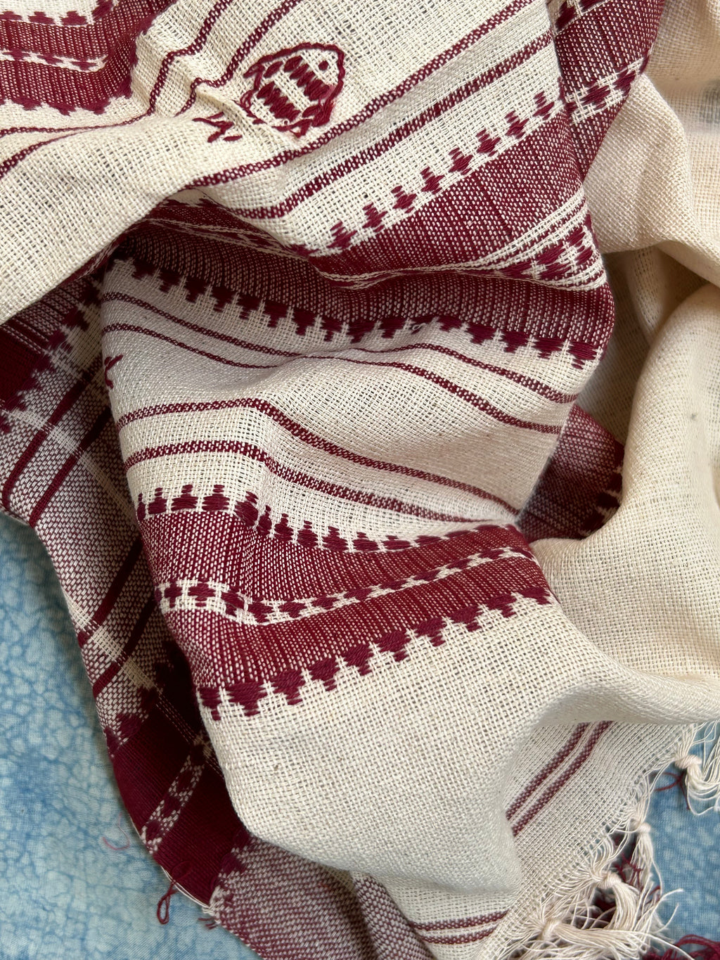 Handspun Handwoven Kotpad Kurta Dupatta Set