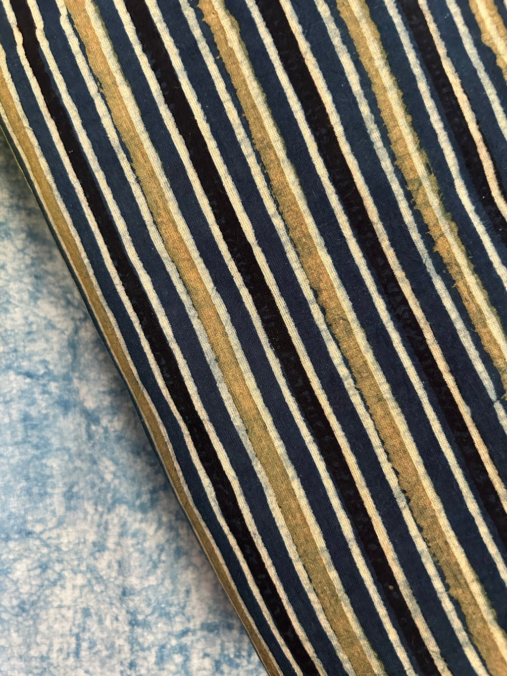 Handcrafted Cotton Fabric 2.5m - Indigo