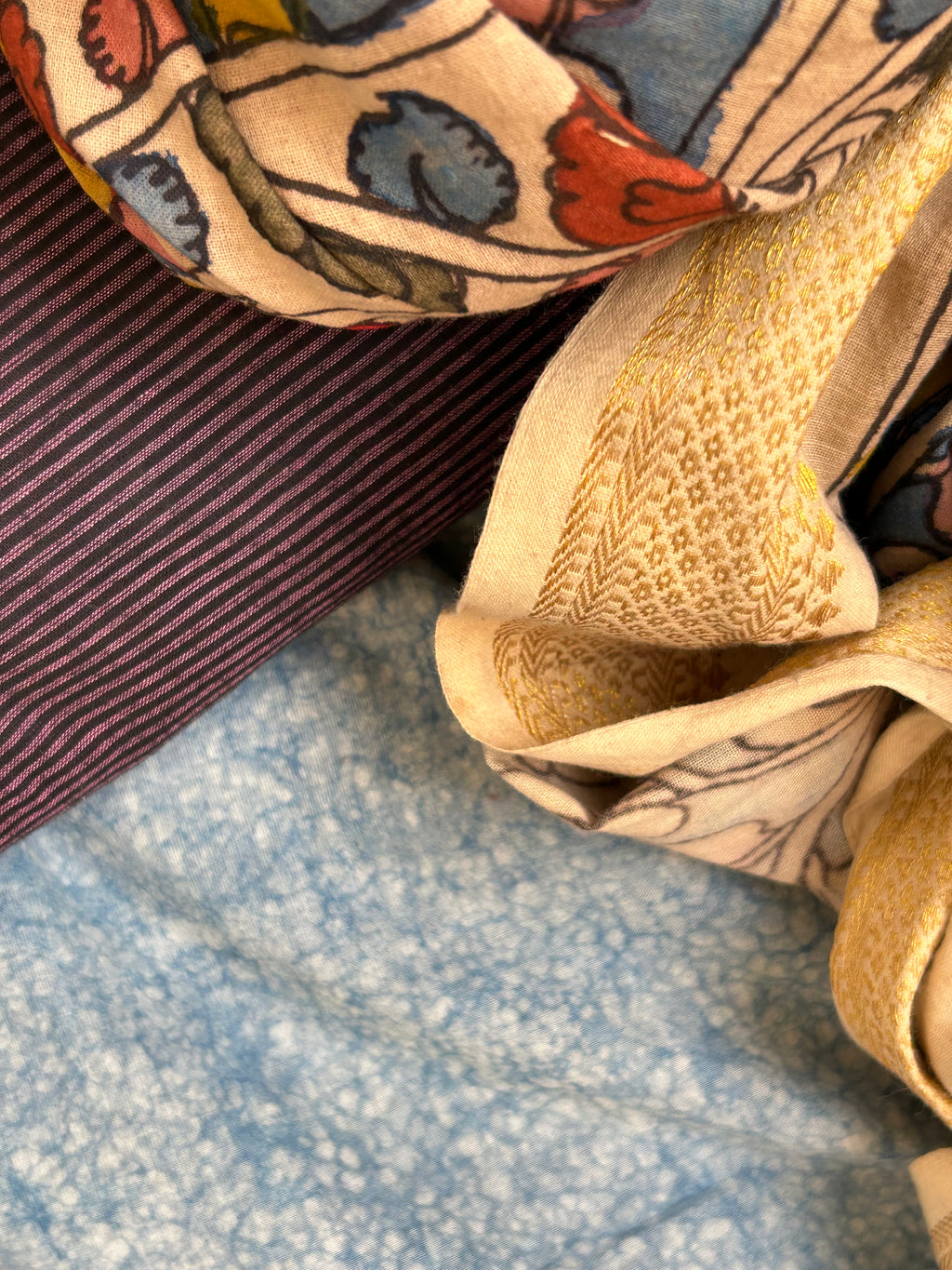 Handwoven Handcrafted Kalamkari Kurta Dupatta Set