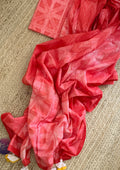 Handcrafted Shibori Kurta Dupatta Set