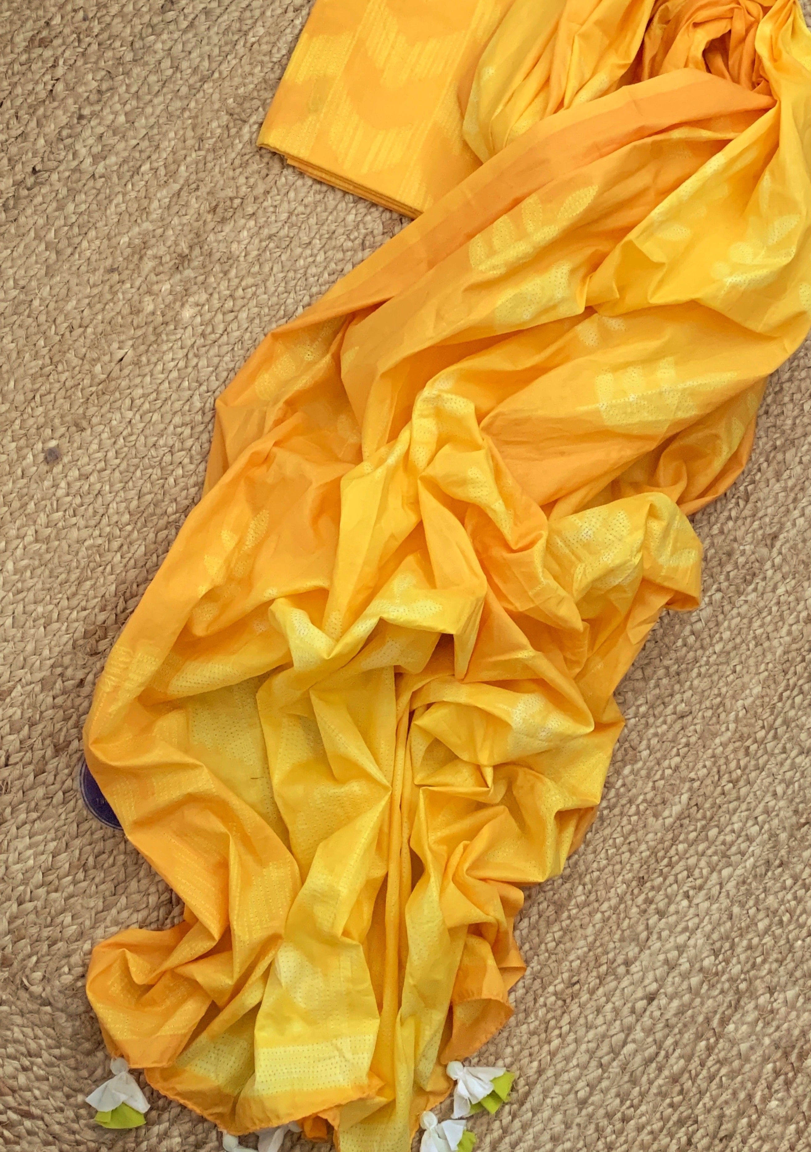 Handcrafted Shibori Kurta Dupatta Set