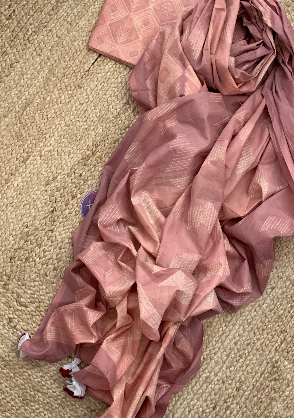 Handcrafted Shibori Kurta Dupatta Set