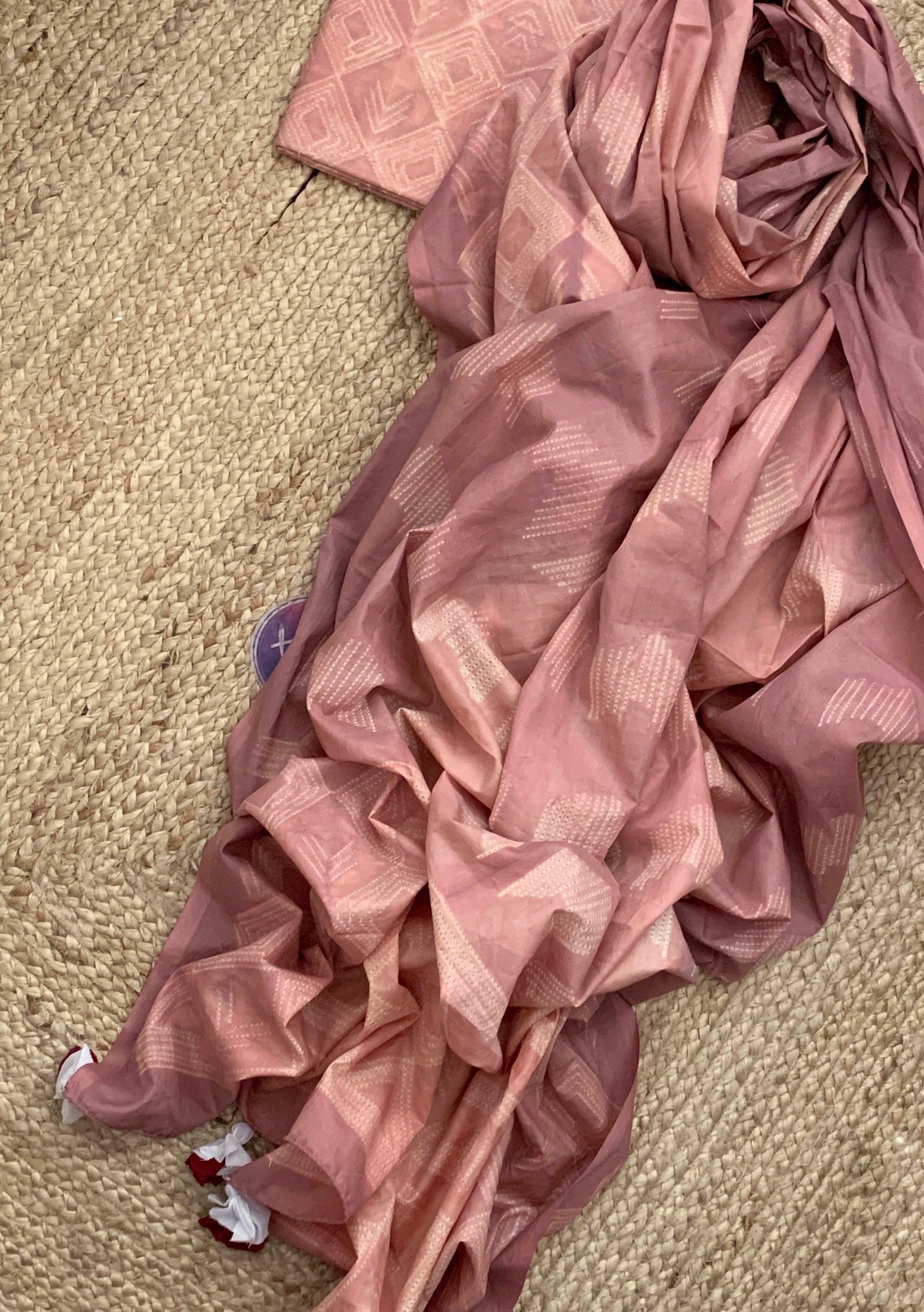 Handcrafted Shibori Kurta Dupatta Set