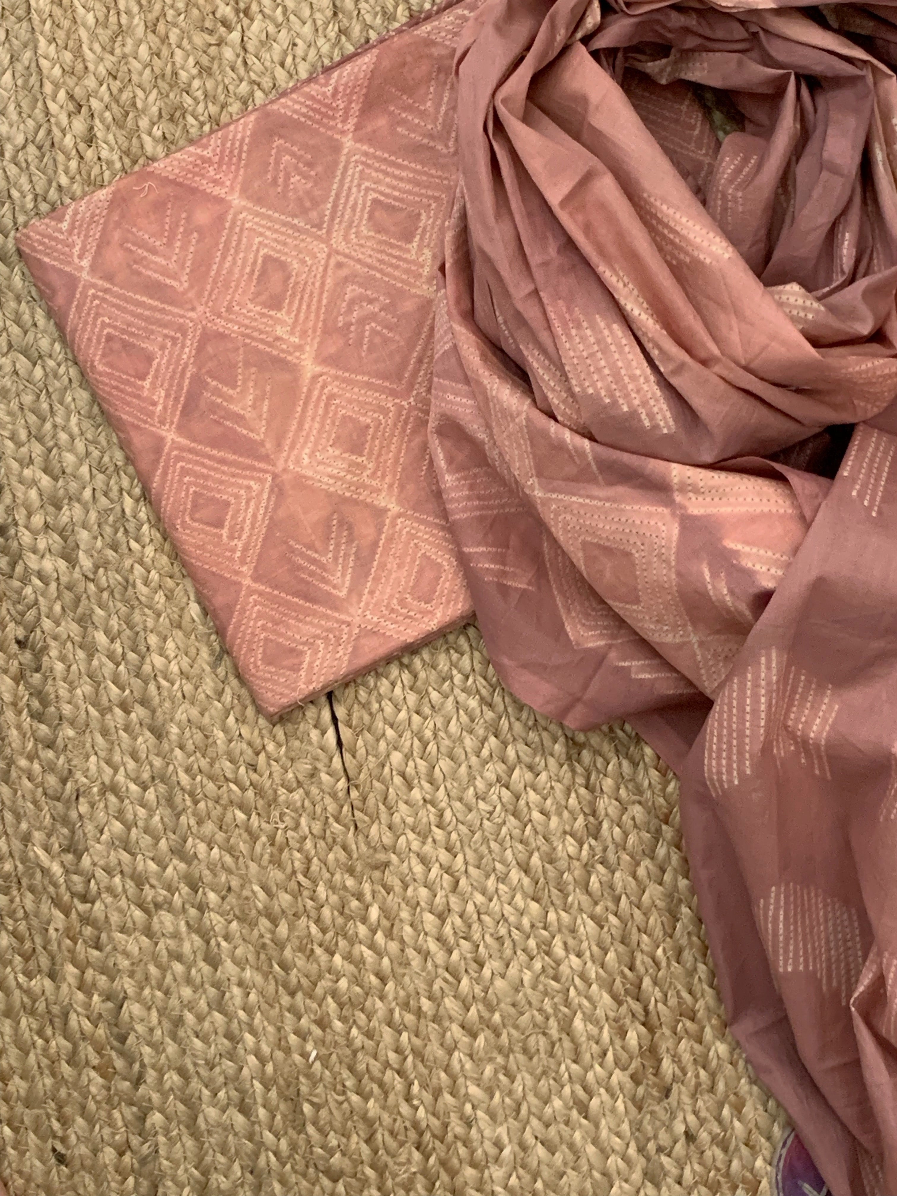 Handcrafted Shibori Kurta Dupatta Set
