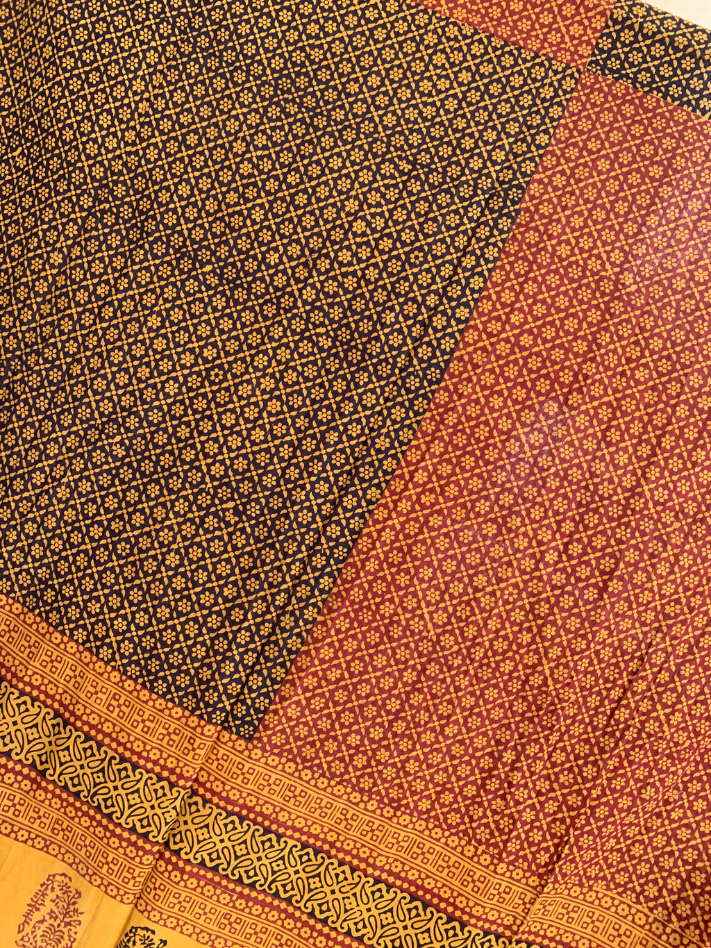 Handblock Bagh Dupatta