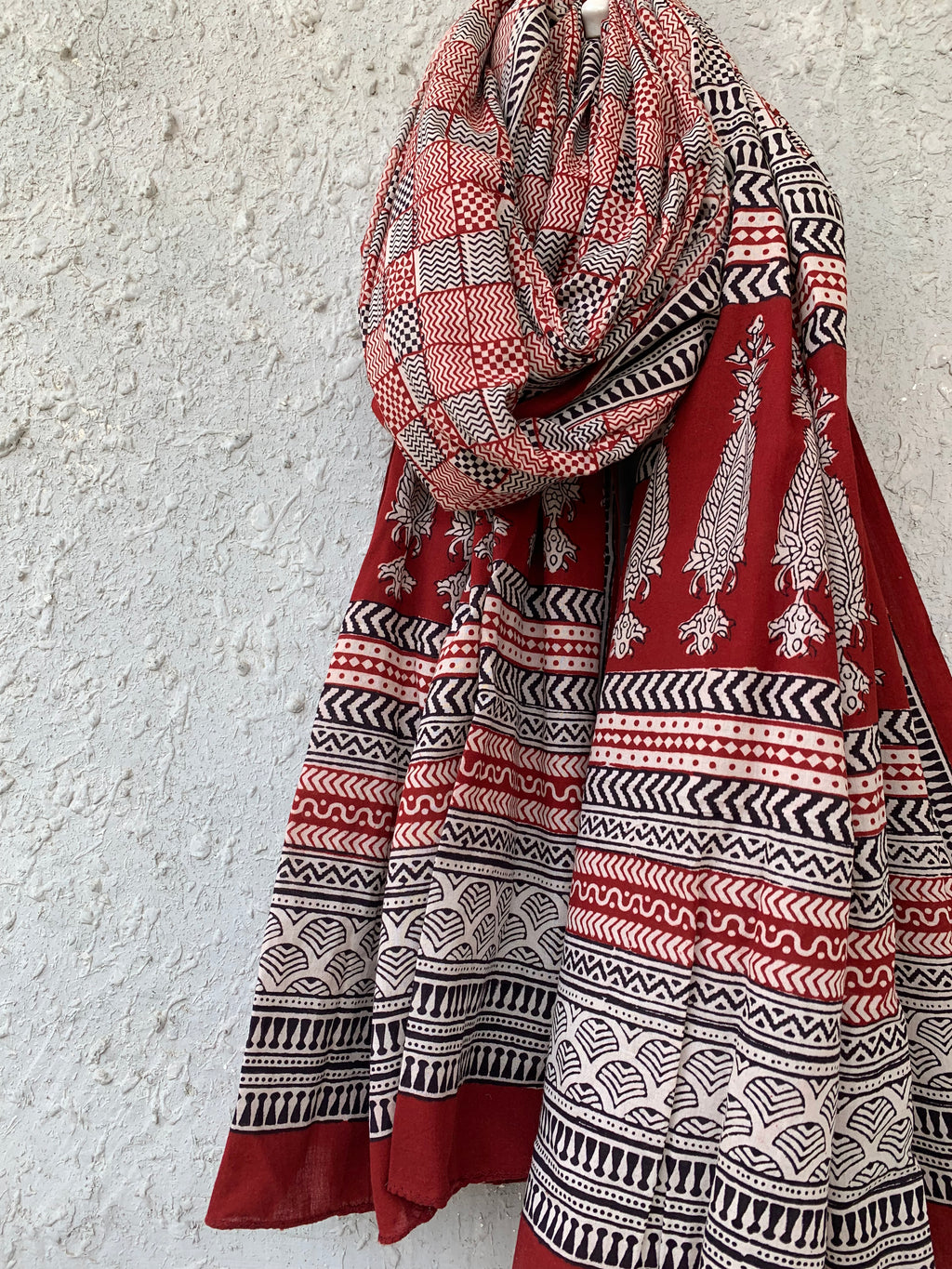 Handblock Bagh Dupatta