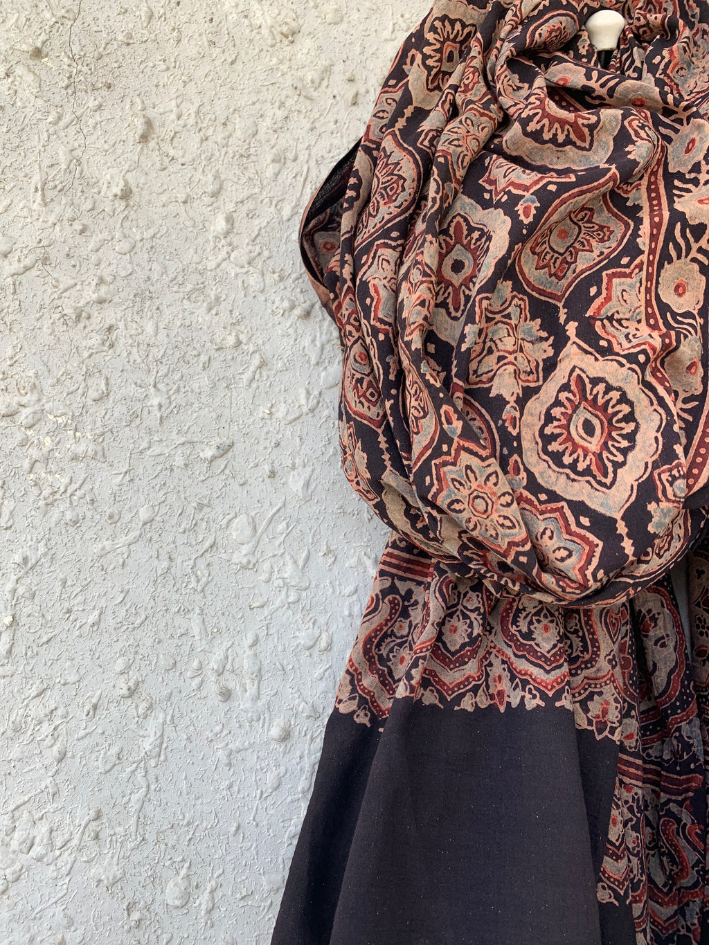Handblock Ajrakh Dupatta