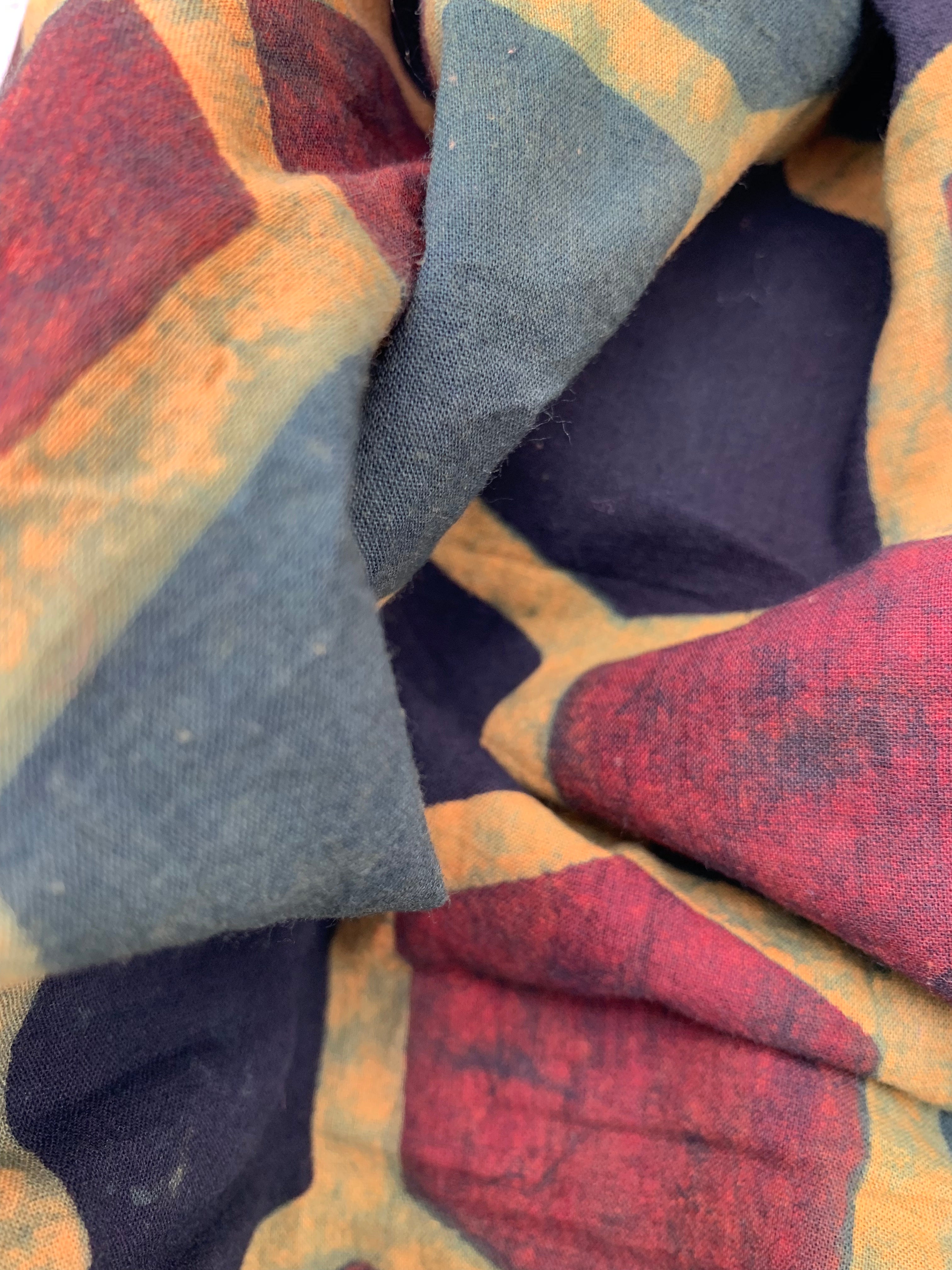Handblock Ajrakh Dupatta