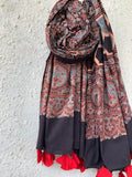 Handblock Ajrakh Dupatta