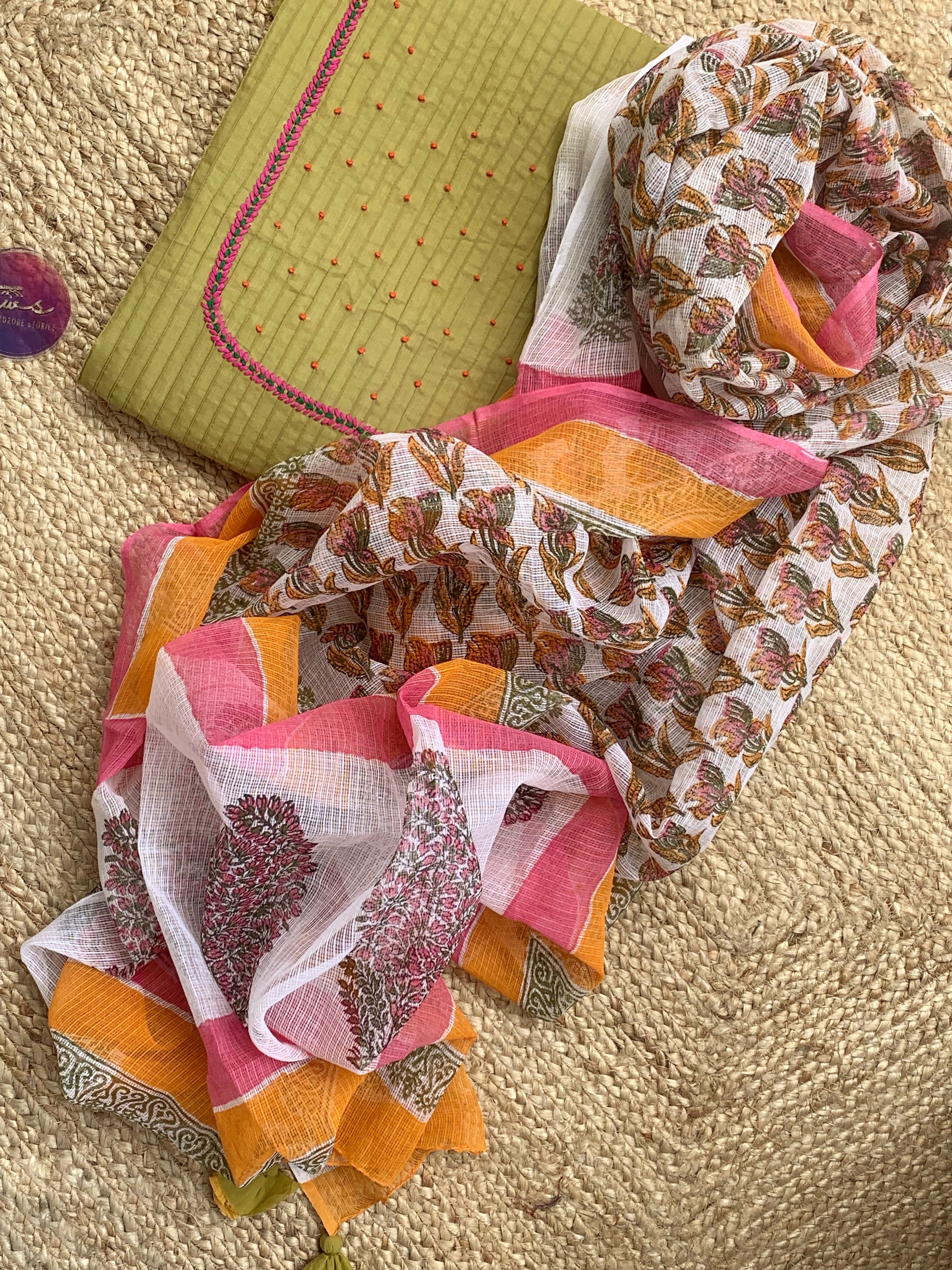 Handcrafted Kurta Dupatta set