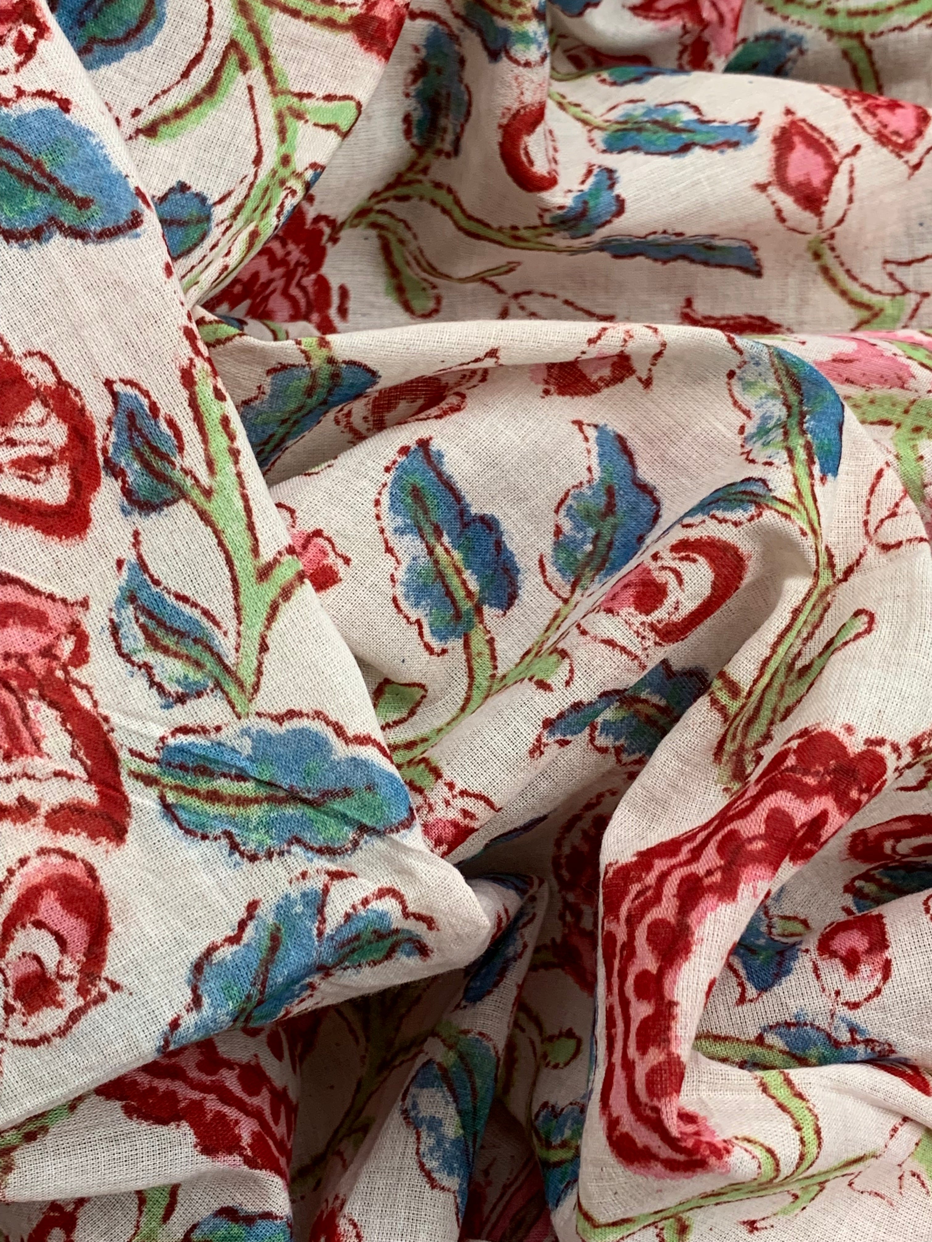 Handblock Cotton Suit
