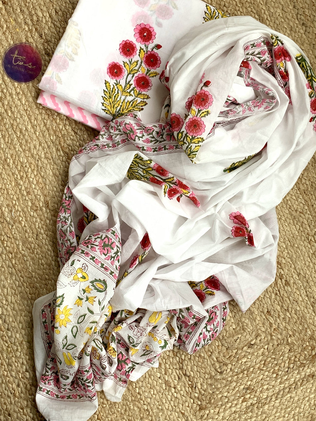 Handblock Cotton Suit
