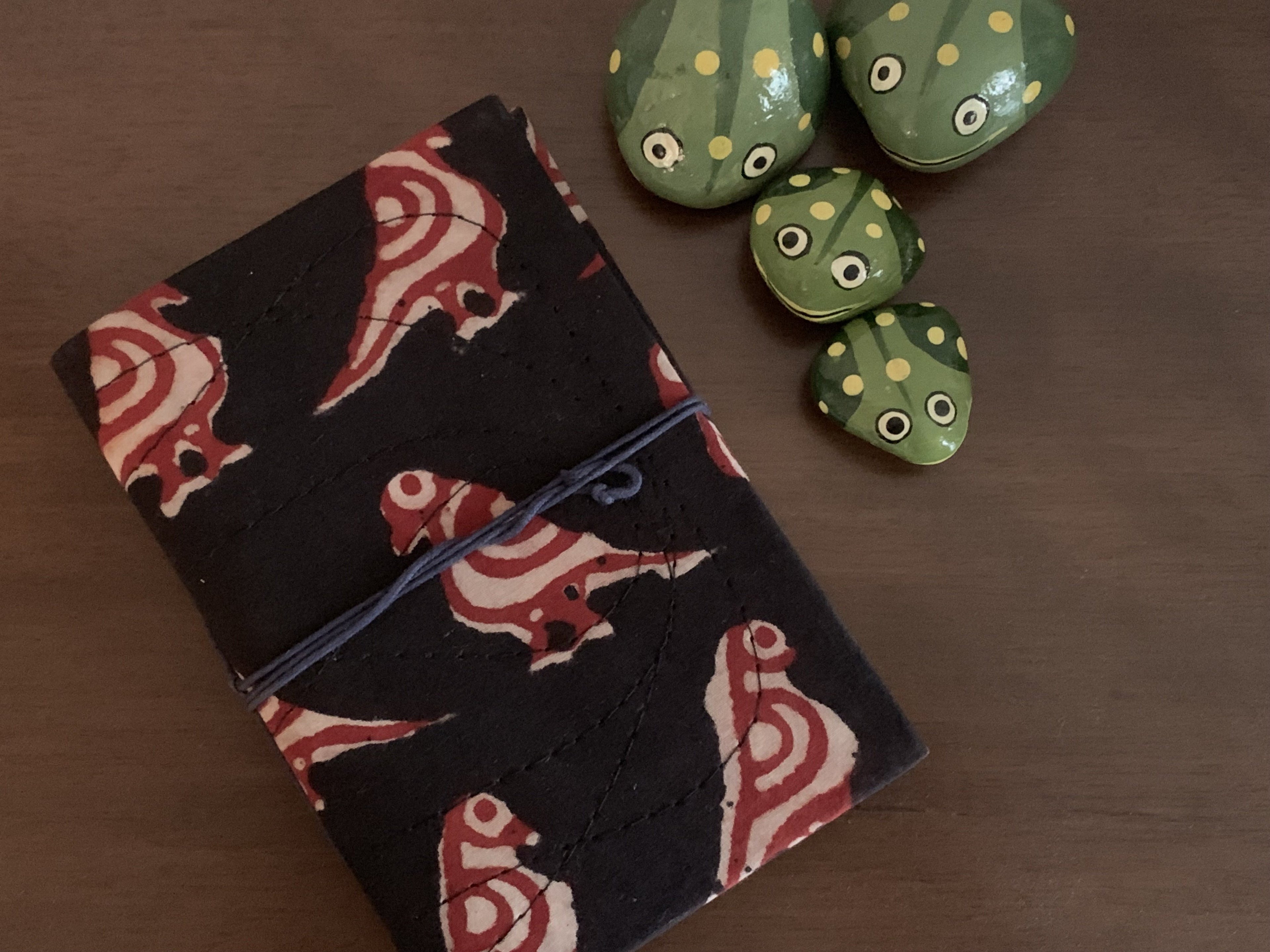 Block Print Fabric Cover Diary
