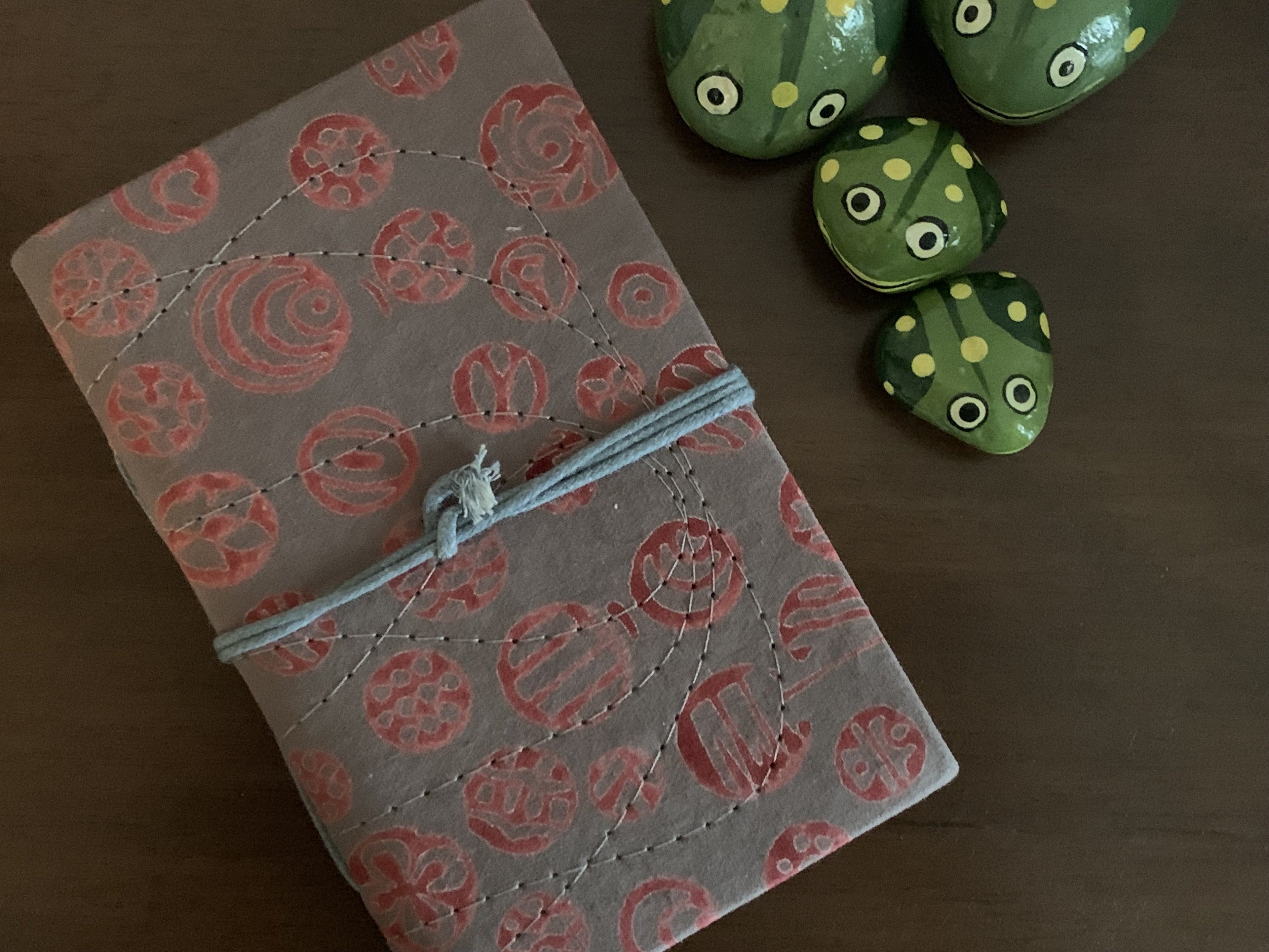 Block Print Fabric Cover Diary